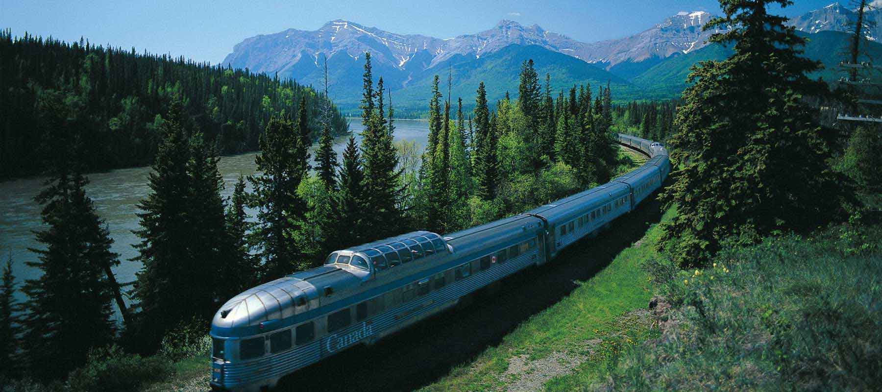 Canada Train Vacations | VIA Rail in the Canadian Rockies
