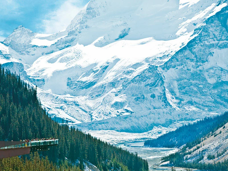 Canadian Trails Train Trips Across Canada | Glacier Skywalk Canadian rockies